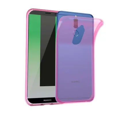 Cadorabo Case, združljiv s Huawei v prozorno roza barvi - zaščitni pokrov iz fleksibilnega silikona TPU