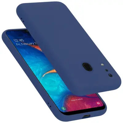 Cadorabo Case, združljiv s Samsungom v tekoči modro - zaščitni pokrov, narejen iz fleksibilnega silikona TPU