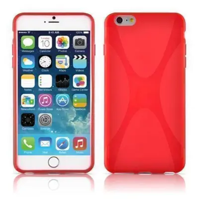 CADORABO Ohišje, združljiv z Apple v Candy Apple Red - Zaščitna prevleka iz fleksibilnega silikona TPU