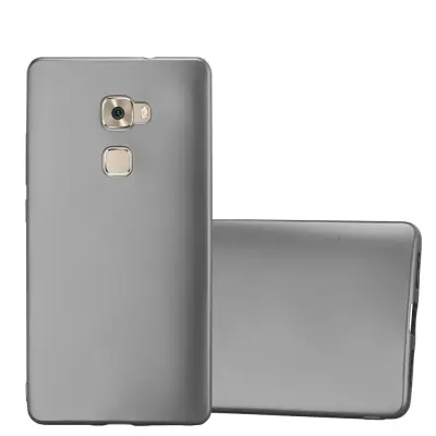 Cadorabo Case, združljiv s Huawei v kovinsko sivi barvi - zaščitni pokrov iz fleksibilnega silikona TPU