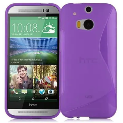 Cadorabo Case, združljiv s HTC v pastelni vijolični barvi - zaščitni pokrov iz fleksibilnega silikona TPU