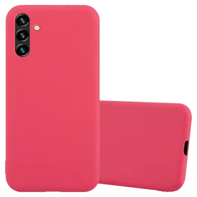 Cadorabo Case, združljiv s Samsungom v Candy Red - Zaščitni pokrov iz fleksibilnega silikona TPU