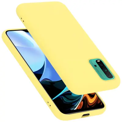 CADORABO Ohišje, združljiv s Xiaomi v tekoči rumeni - zaščitni pokrov, narejen iz fleksibilnega silikona TPU