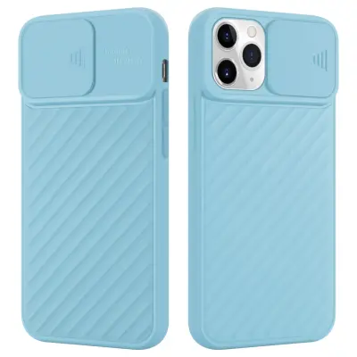 Cadorabo Case, združljiv z Apple v Matt Turquoise - Zaščitni pokrov iz fleksibilnega silikona TPU in z zaščito pred kamero