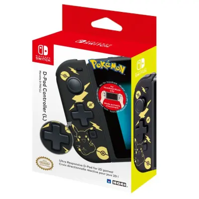 HORI - D-PAD CONTROLLER (L) PIKACHU BLACK & GOLD NSW igralni plošček