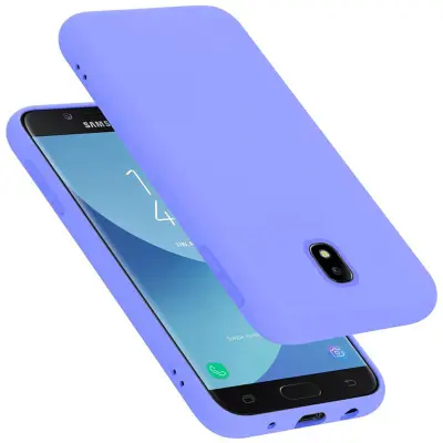 CADORABO Ohišje, združljiv s Samsungom v tekoči lahki vijolični barvi - zaščitni pokrov iz fleksibilnega silikona TPU