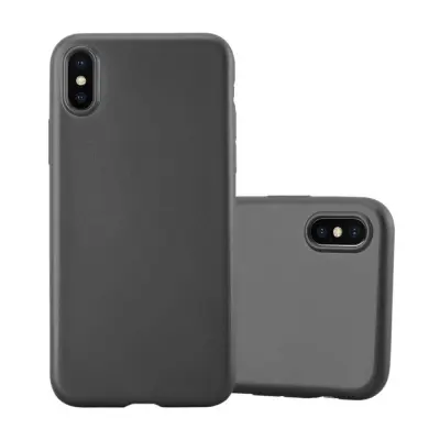 Cadorabo Case, združljiv z Apple v kovinsko sivi - zaščitni pokrov, narejen iz fleksibilnega silikona TPU