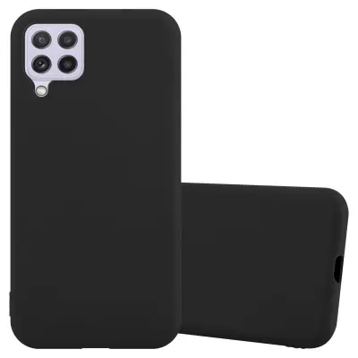 CADORABO Ohišje, združljiv s Samsungom v Candy Black - Zaščitni pokrov, narejen iz fleksibilnega silikona TPU