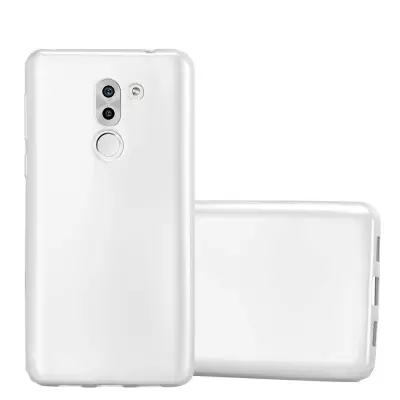 Cadorabo Case, združljiv s Huawei v kovinskem srebru - zaščitni pokrov iz fleksibilnega silikona TPU