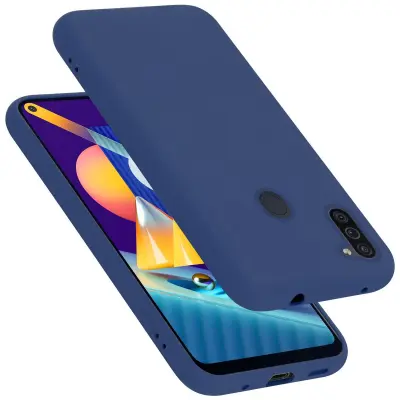 Cadorabo Case, združljiv s Samsungom v tekoči modro - zaščitni pokrov, narejen iz fleksibilnega silikona TPU