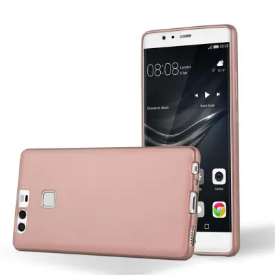 CADORABO primera, združljiv s Huawei v kovinski rosă ‰ Gold - zaščitni pokrov, narejen iz fleksibilnega silikona TPU