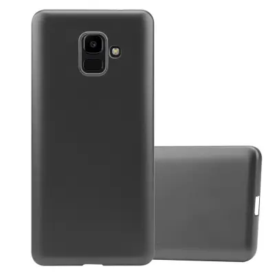 Cadorabo Case, združljiv s Samsungom v kovinsko sivi - zaščitni pokrov iz fleksibilnega silikona TPU