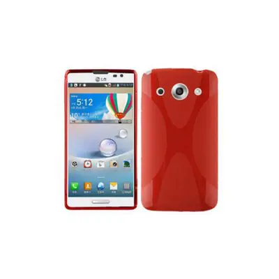 Cadorabo Case, združljiv z LG v Candy Apple Red - Zaščitni pokrov iz fleksibilnega silikona TPU