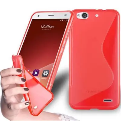 Cadorabo Case, združljiv z ZTE v Candy Apple Red - Zaščitni pokrov iz fleksibilnega silikona TPU