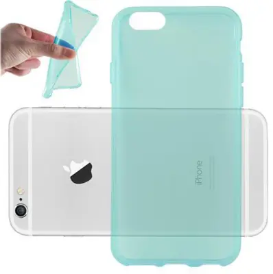 Cadorabo Case, združljiv z Apple v prozornem modrem - zaščitnem pokrovu, narejen iz fleksibilnega silikona TPU
