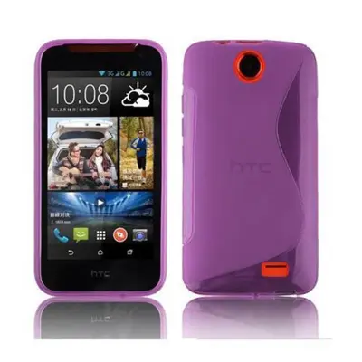 Cadorabo Case, združljiv s HTC v pastelni vijolični barvi - zaščitni pokrov iz fleksibilnega silikona TPU