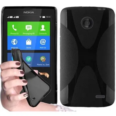 Cadorabo Case, združljiv z Nokia v oksidnem črni barvi - zaščitni pokrov iz fleksibilnega silikona TPU