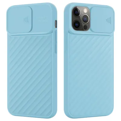 Cadorabo Case, združljiv z Apple v Matt Turquoise - Zaščitni pokrov iz fleksibilnega silikona TPU in z zaščito pred kamero
