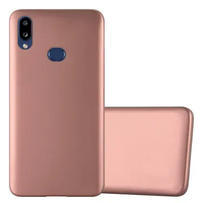 CADORABO CARE, združljiv s Samsungom v kovinskem rosă ‰ Gold - zaščitni pokrov iz fleksibilnega silikona TPU