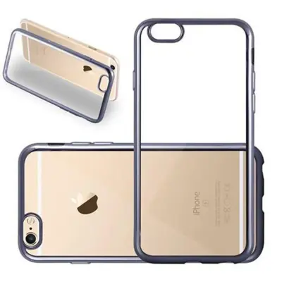 Cadorabo Case, združljiv z Apple v Chrome Black - Zaščitni pokrov iz fleksibilnega silikona TPU