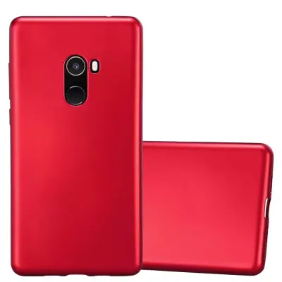 Cadorabo Case, združljiv s Xiaomi v kovinsko rdeči - zaščitni pokrov, narejen iz fleksibilnega silikona TPU