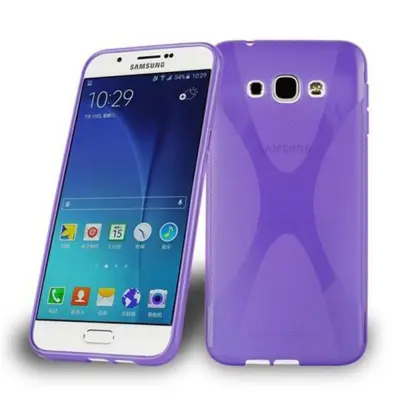 Cadorabo Case, združljiv s Samsungom v pastelni vijolični barvi - zaščitni pokrov iz fleksibilnega silikona TPU
