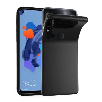 Cadorabo Case, združljiv s Huawei v črni barvi - zaščitni pokrov iz fleksibilnega silikona TPU