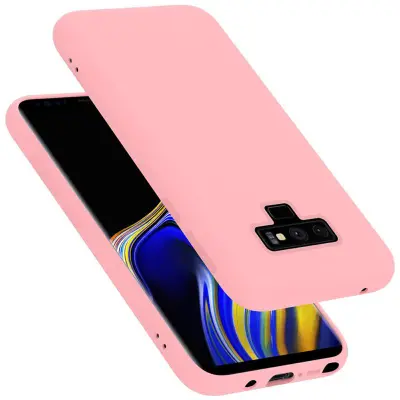 Ohišje Cadorabo, združljiv s Samsungom v tekoči roza barvi - zaščitni pokrov iz fleksibilnega silikona TPU