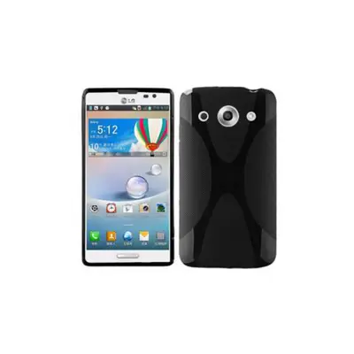 CADORABO Ohišje, združljiv z LG v oksidnem črni barvi - zaščitni pokrov iz fleksibilnega silikona TPU