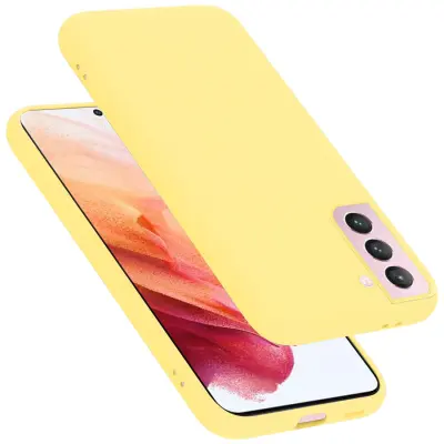 Cadorabo ohišje, združljiv s Samsungom v tekoči rumeni - zaščitni pokrov, narejen iz fleksibilnega silikona TPU