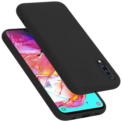 Cadorabo Case, združljiv s Samsungom v tekoči črni barvi - zaščitni pokrov iz fleksibilnega silikona TPU