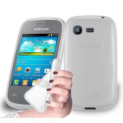 Cadorabo Case, združljiv s Samsungom v pol prozorni - zaščitni pokrov iz fleksibilnega silikona TPU