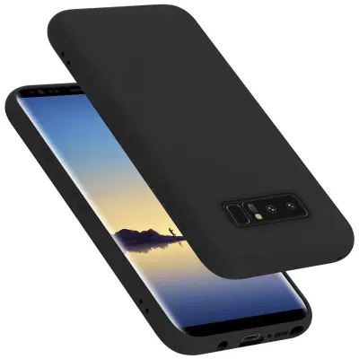 Cadorabo Case, združljiv s Samsungom v tekoči črni barvi - zaščitni pokrov iz fleksibilnega silikona TPU