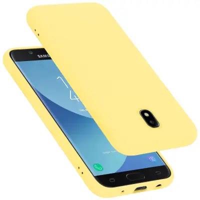 Cadorabo ohišje, združljiv s Samsungom v tekoči rumeni - zaščitni pokrov, narejen iz fleksibilnega silikona TPU