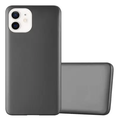 Cadorabo Case, združljiv z Apple v kovinsko sivi - zaščitni pokrov, narejen iz fleksibilnega silikona TPU