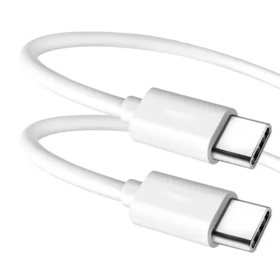 Googlov originalni kabel USB-C v USB-C, polnjenje in sinhronizacija – bel 1 m