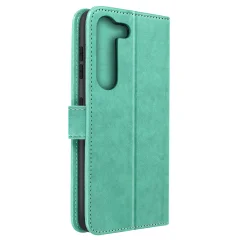 Folio etui za denarnico in stojalo Samsung S23 Plus Mandala Dream Catcher Green