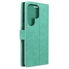 Folio etui za Samsung S23 Ultra Wallet in stojalo Mandala Dream Catcher Green
