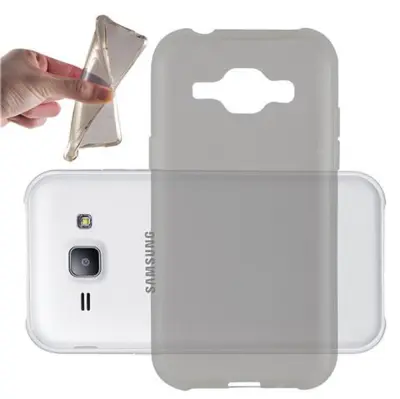 Cadorabo Case, združljiv s Samsungom v prozornem črnem - zaščitnem pokrovu, narejen iz fleksibilnega silikona TPU