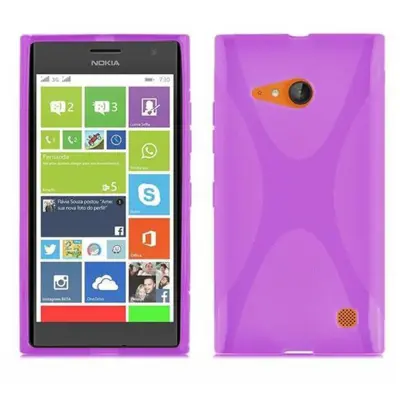Cadorabo Case, združljiv z Nokia v pastelni vijolični barvi - zaščitni pokrov iz fleksibilnega silikona TPU