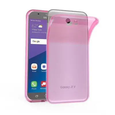 Cadorabo Case, združljiv s Samsungom v prozornem roza - zaščitni pokrov iz fleksibilnega silikona TPU