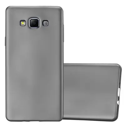Cadorabo Case, združljiv s Samsungom v kovinsko sivi - zaščitni pokrov iz fleksibilnega silikona TPU
