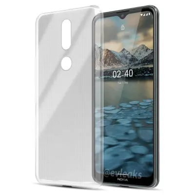 Cadorabo Case, združljiv z Nokia v popolnoma prozorni - zaščitni pokrov, narejen iz fleksibilnega silikona TPU