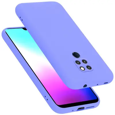 CADORABO Ohišje, združljiv s Huawei v tekoči svetlobi vijolični - zaščitni pokrov iz fleksibilnega silikona TPU