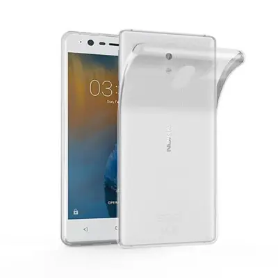 Cadorabo Case, združljiv z Nokia v popolnoma prozorni - zaščitni pokrov, narejen iz fleksibilnega silikona TPU