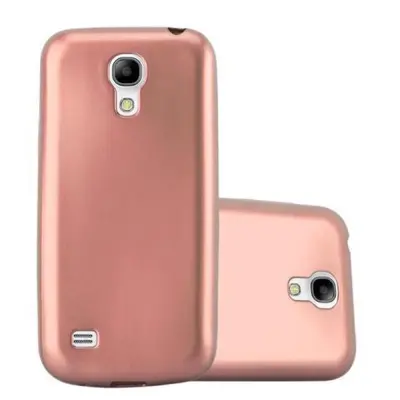 CADORABO CARE, združljiv s Samsungom v kovinskem rosă ‰ Gold - zaščitni pokrov iz fleksibilnega silikona TPU