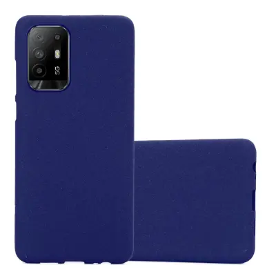 Cadorabo Case, združljiv z OPPO v Frost Tarmno Blue - Zaščitni pokrov iz fleksibilnega silikona TPU