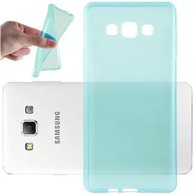 Cadorabo Case, združljiv s Samsungom v prozornem modrem - zaščitnem pokrovu, narejen iz fleksibilnega silikona TPU