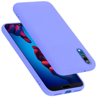 CADORABO Ohišje, združljiv s Huawei v tekoči svetlobi vijolični - zaščitni pokrov iz fleksibilnega silikona TPU