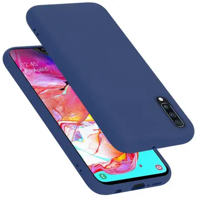 Cadorabo Case, združljiv s Samsungom v tekoči modro - zaščitni pokrov, narejen iz fleksibilnega silikona TPU